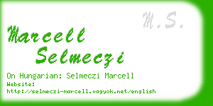 marcell selmeczi business card